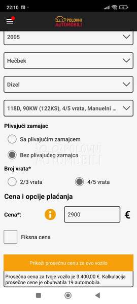 BMW 118 2.0d   r e g