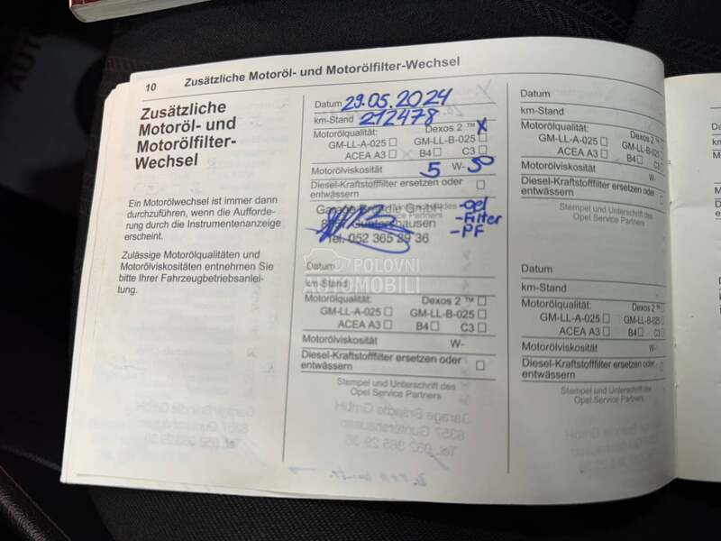 Opel Astra J 1.6B CH