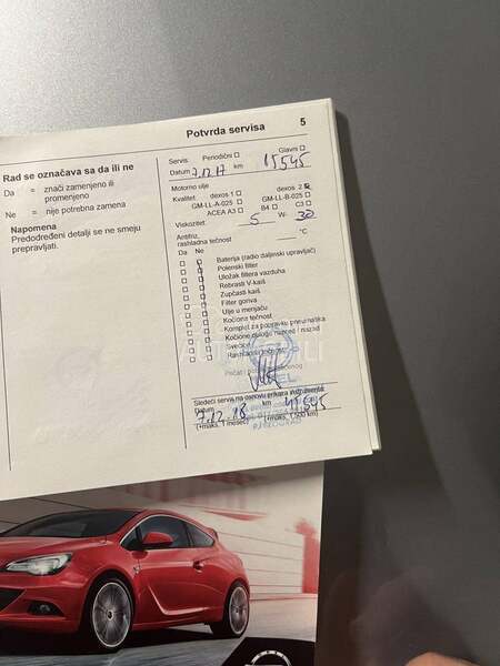 Opel Astra J 1.6 CDTi