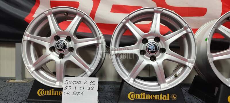 Aluminijumske felne  15" 5 x 100