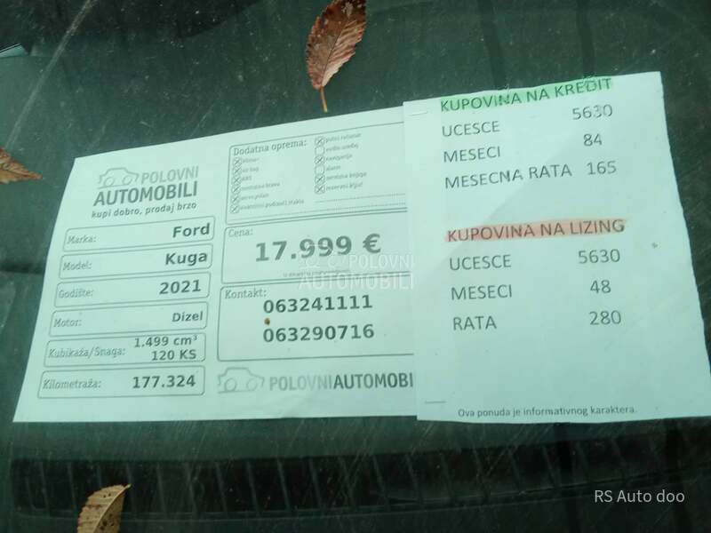 Ford Kuga St line 165E