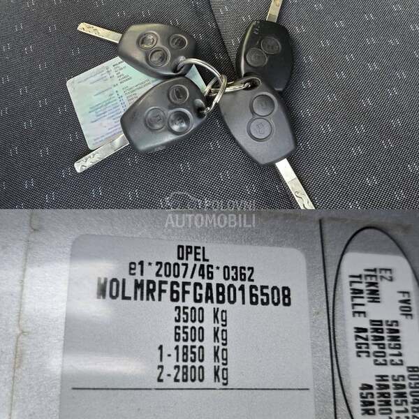 Opel Movano 2.3CDTI//DUPLAK/B KAT//