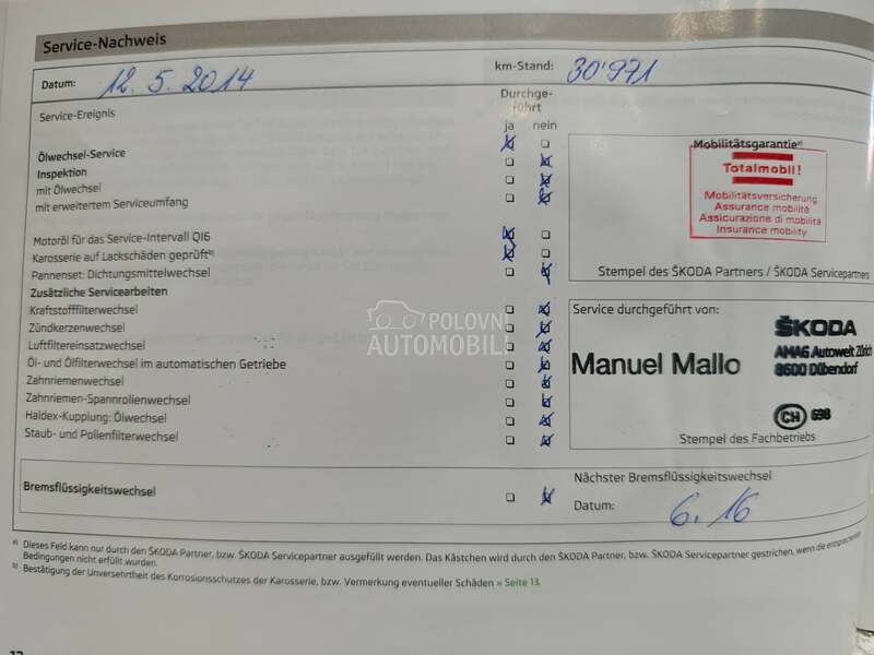 Škoda Octavia 1.6 D Com