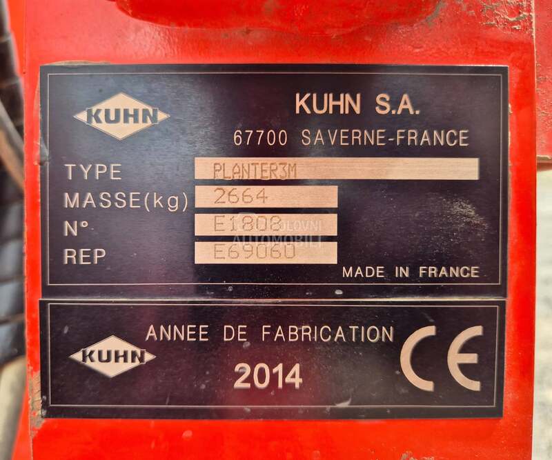 Kuhn PLANTER3M 12 redova