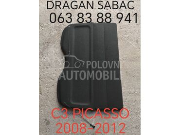 Polica daska gepeka za Citroen C3 Picasso od 2008. do 2014. god.