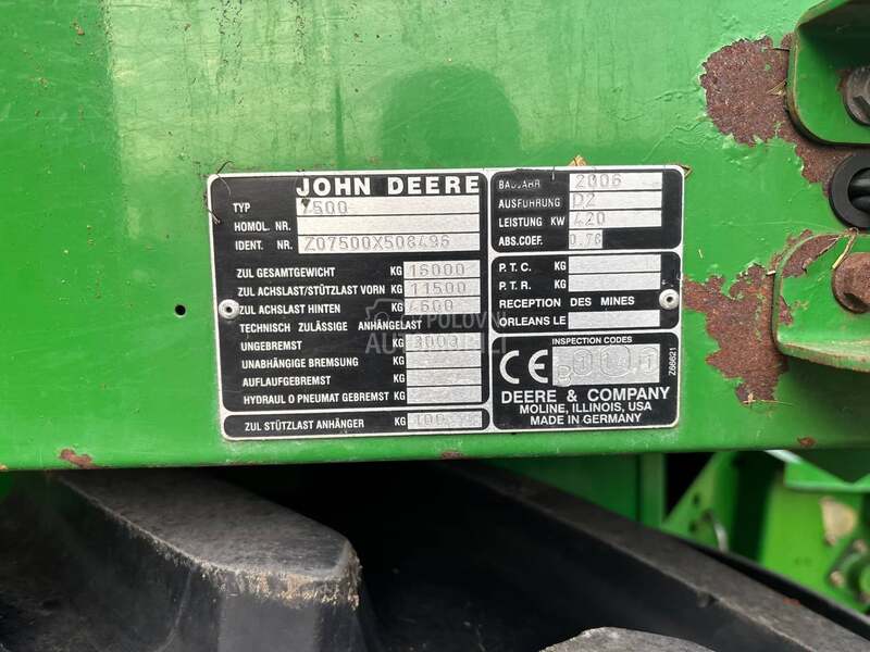 John Deere 7500