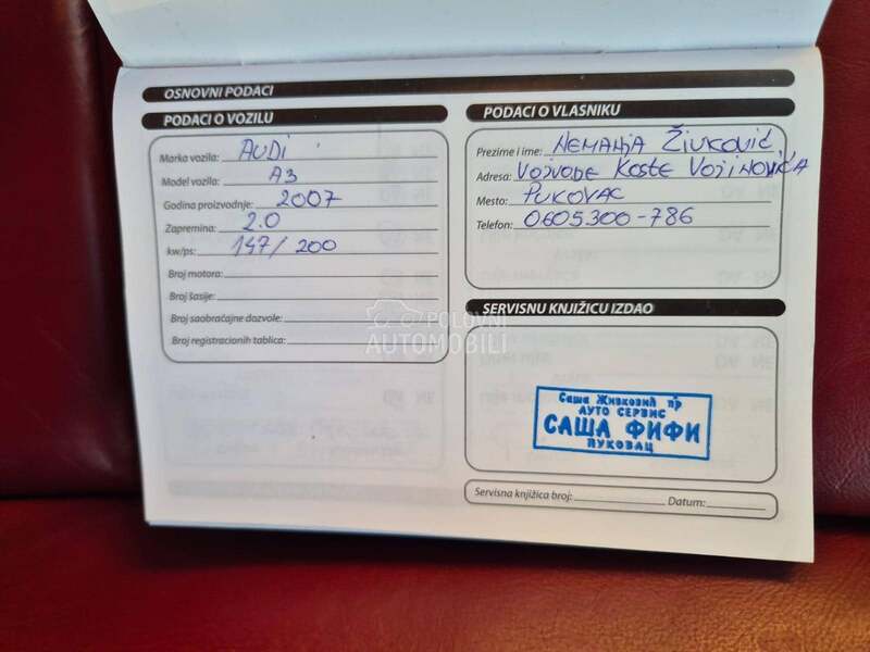 Audi A3 2.0/S3/200k./