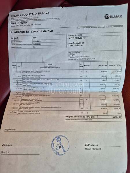 Audi A3 2.0/S3/200k./