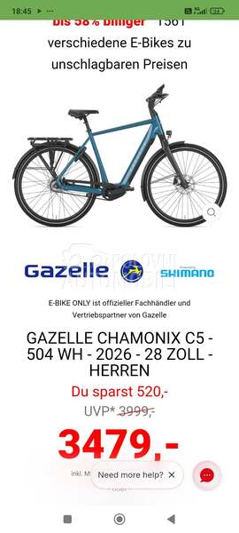 Gazelle Gazela KAIS KARBON