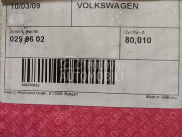 Klipovi sa karikama za Volkswagen Golf 3, Passat B3, Passat B4 ... od 1991. do 1997. god.