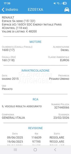 Renault Espace 2.0d  125 INITIALE