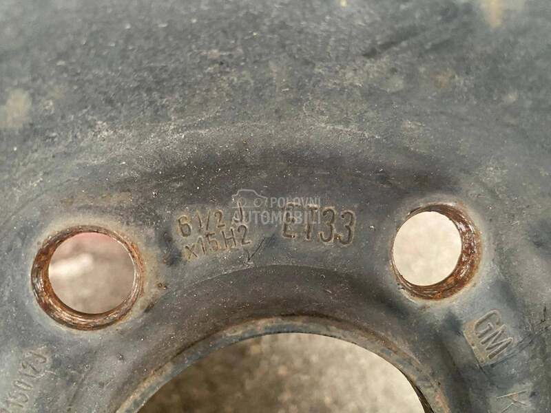 Čelične felne GM 15" 