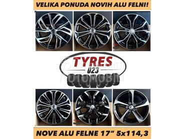 Aluminijumske felne GARANCIJA 17" 5 x 114.3