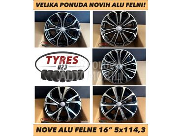 Aluminijumske felne GARANCIJA 16" 5 x 114.3