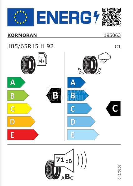 Kormoran 185/65 R15 Letnja