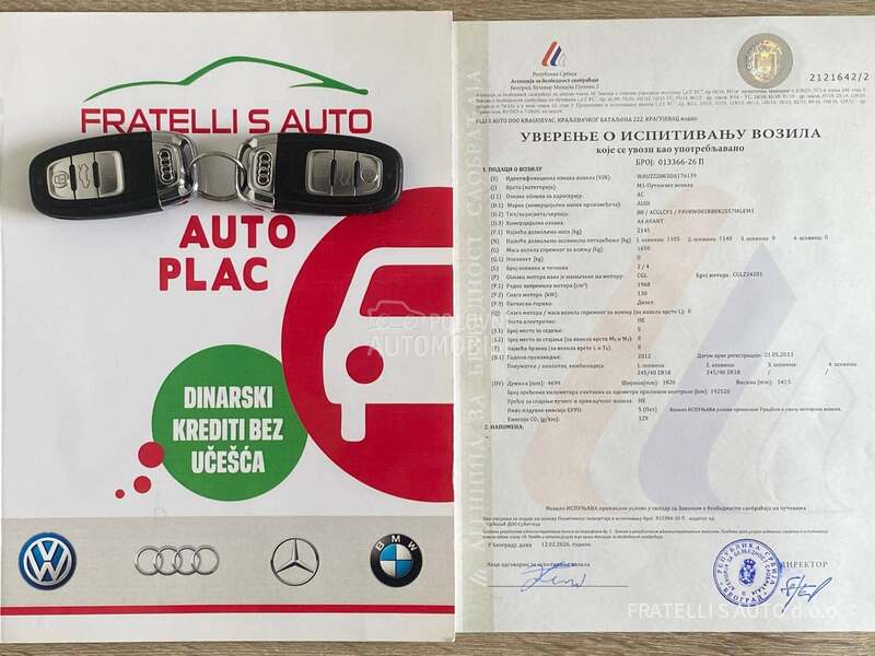 Audi A4 KREDlTl,RATA 180e