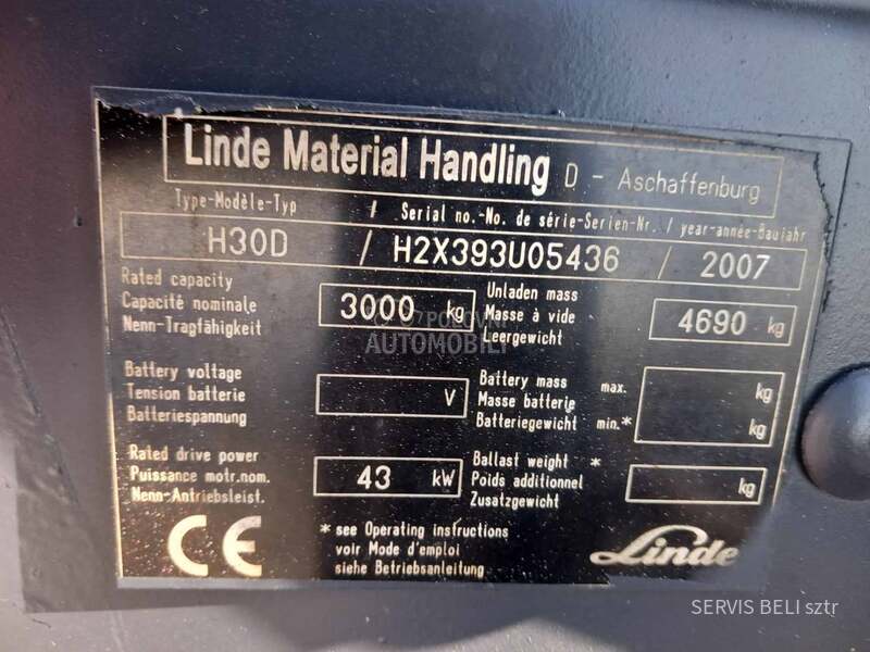 Linde H30D