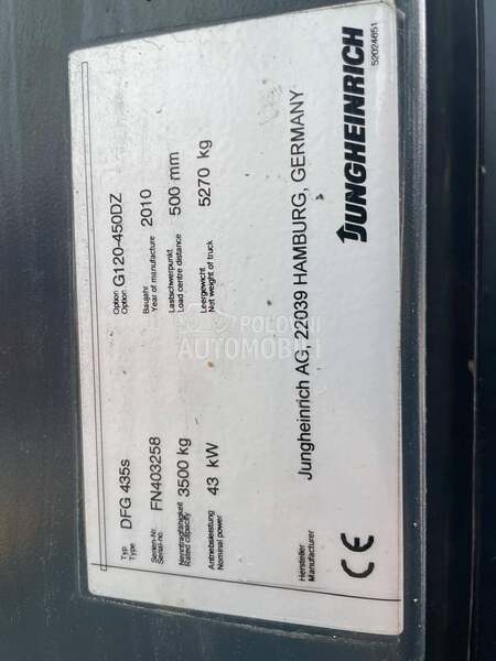 Jungheinrich 3.5 tona Triplex