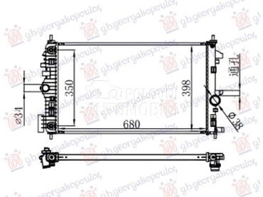 HLADNJAK MOTORA za Opel Insignia od 2013. do 2017. god.