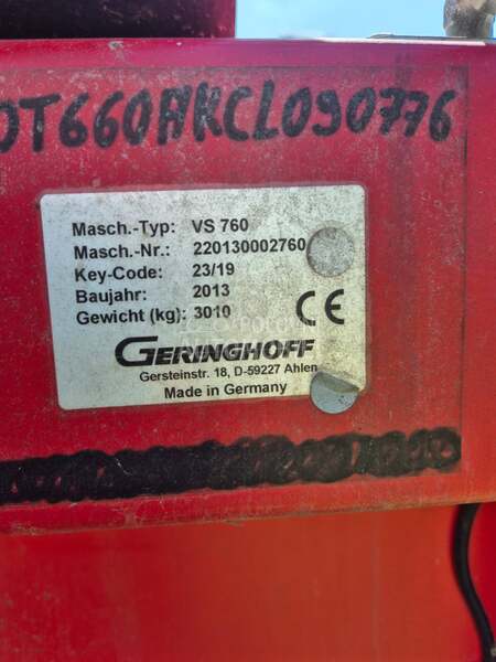 Geringhoff Vario Star VS 760