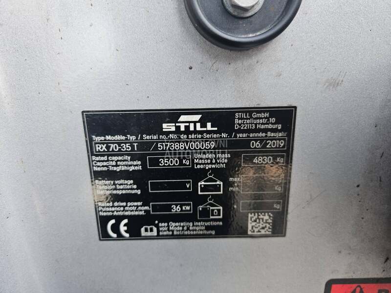 Still RX70 35T Triplex Uvoz