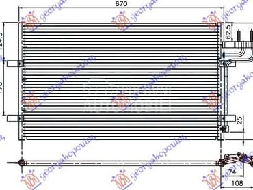 HLADNJAK KLIME BENZIN/DIZEL za Ford Focus od 2004. do 2008. god.