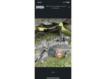 Zadnji most kompletan A6 C6 za Audi A6, A6 Allroad od 2004. do 2010. god.