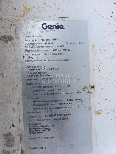 Genie GS 3232