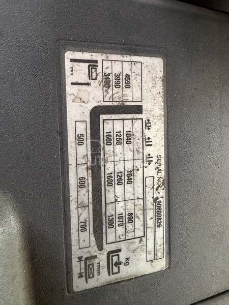 Jungheinrich 1,6 tona Triplex