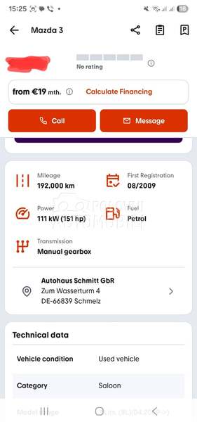 Mazda 3 2.0 HIGHLINE