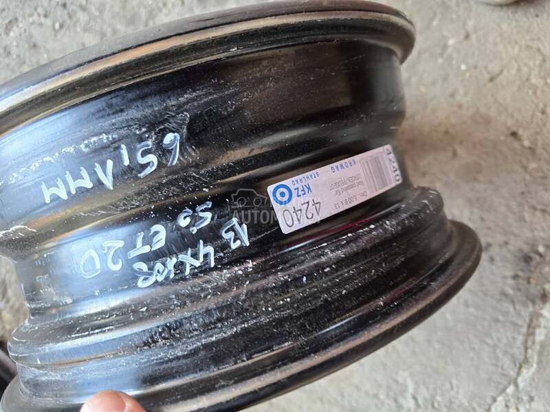 Čelične felne pezo 13" 4 x 108