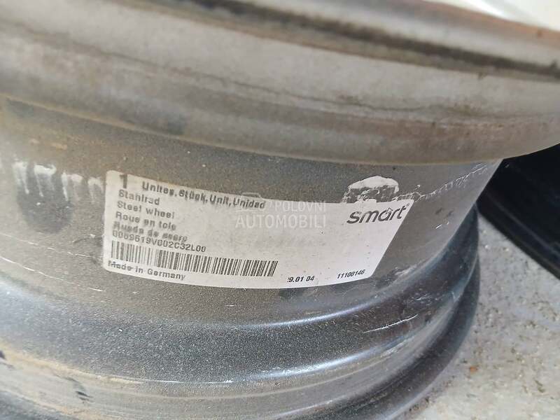 Čelične felne BBS 15" 3 x 112