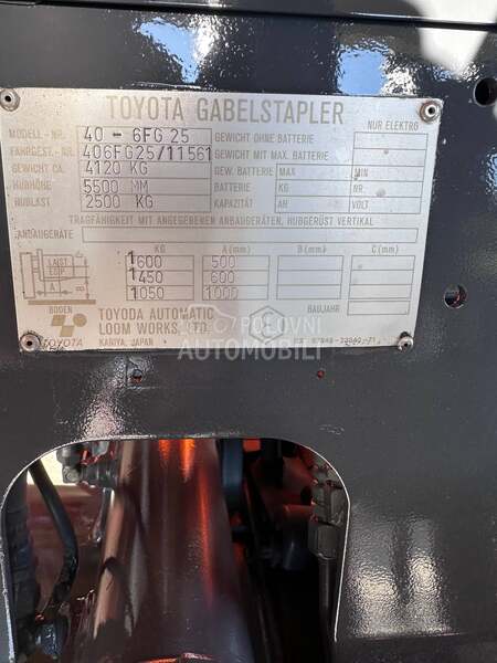 Toyota 6FG 25 Triplex