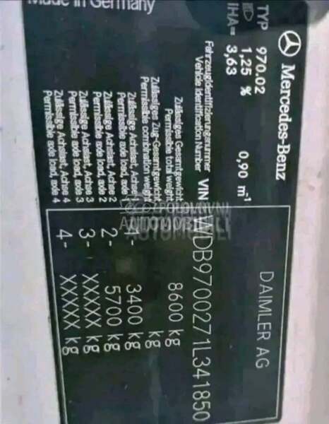 Mercedes Benz ATEGO 816