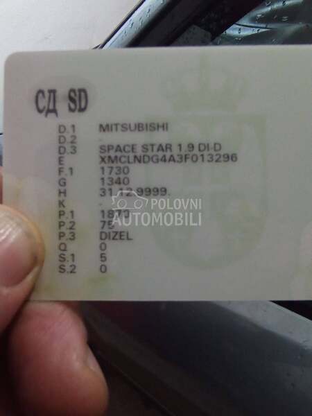 Mitsubishi Space Star 1.9did