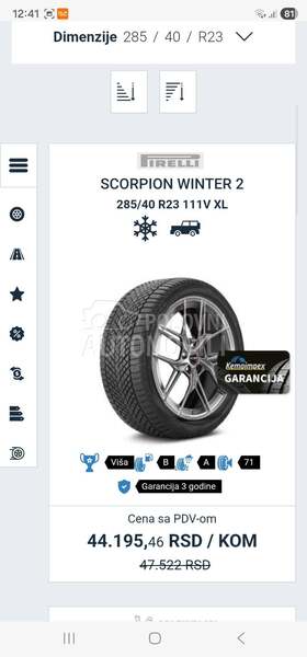 Pirelli 285/40 R23 Zimska