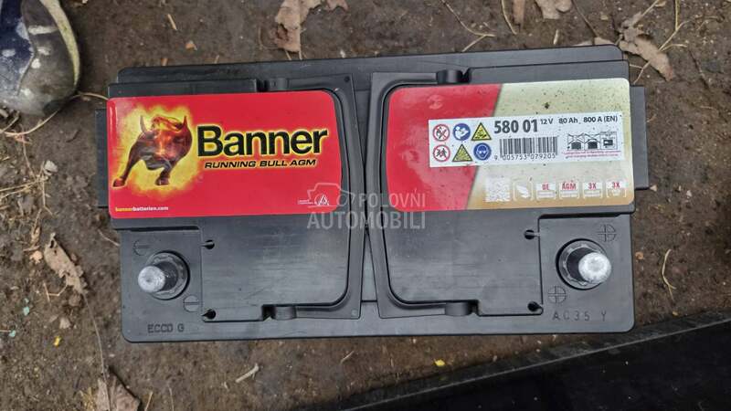 Akumulator 80Ah Banner AGM 23