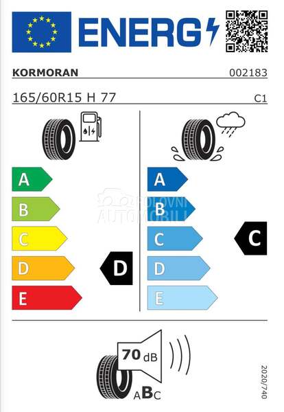 Orium 165/60 R15 Letnja