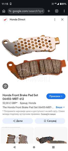 Kočione pločice za hondu