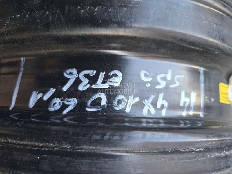 Čelične felne reno 14" 4 x 100