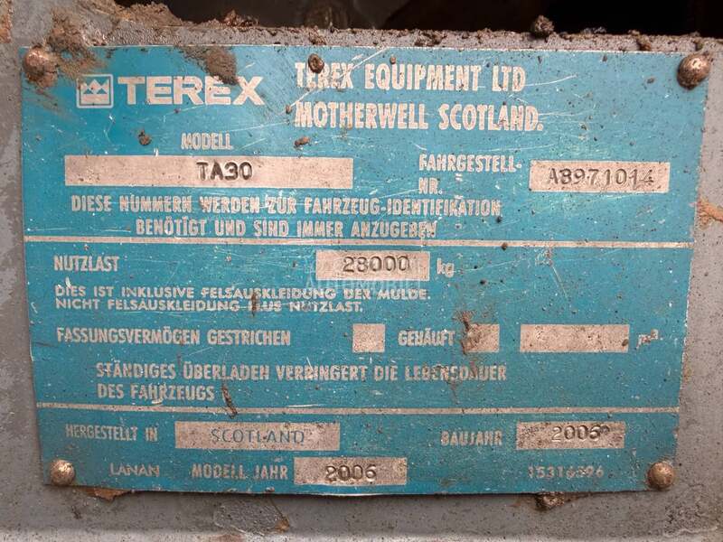 Terex TA30 Generation 7