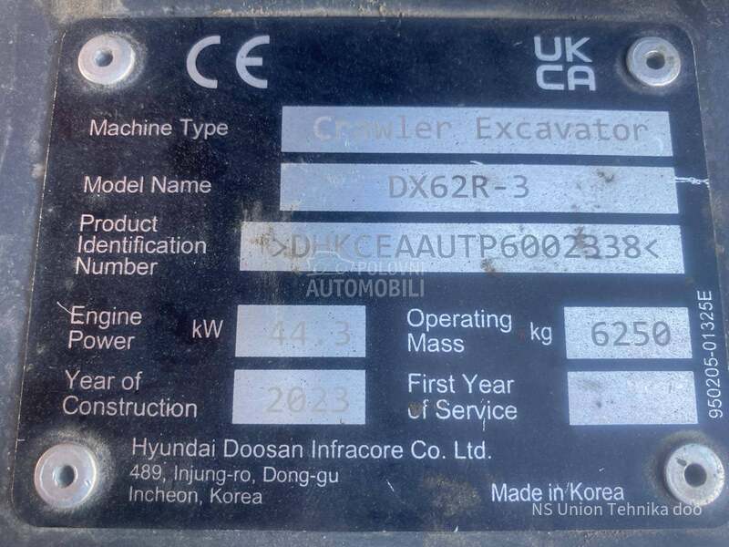 Doosan DX62R