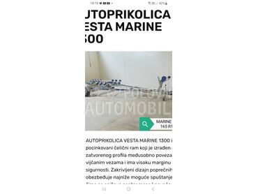 Izdavanje prikolice marine 1300 