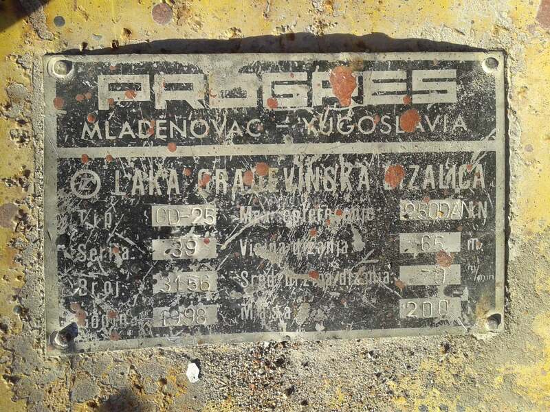 Progres GD 25 Elevator