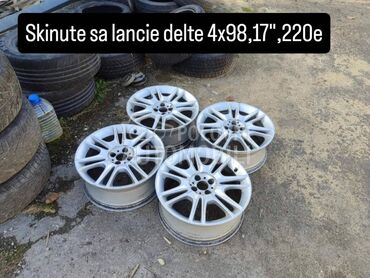 Aluminijumske felne  17" 4 x 98