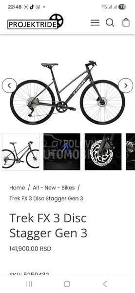 Trek FX 3 Disc 10s Vel.S TOP