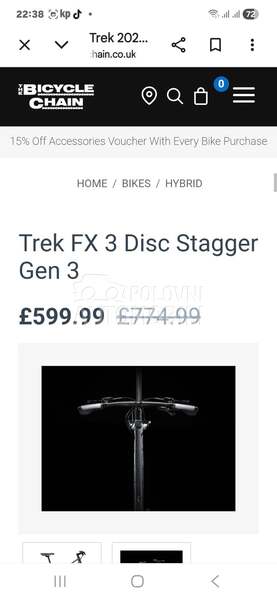 Trek FX 3 Disc 10s Vel.S TOP