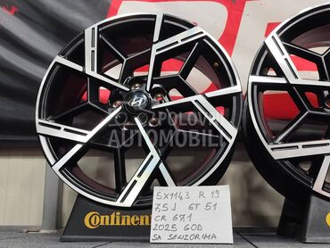 Aluminijumske felne  19" 5 x 114.3
