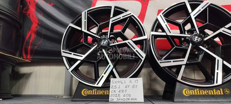 Aluminijumske felne  19" 5 x 114.3