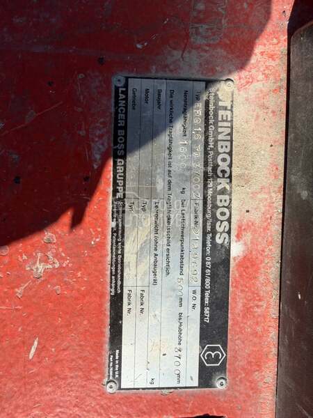 Steinbock Boss 1,6 tona Duplex